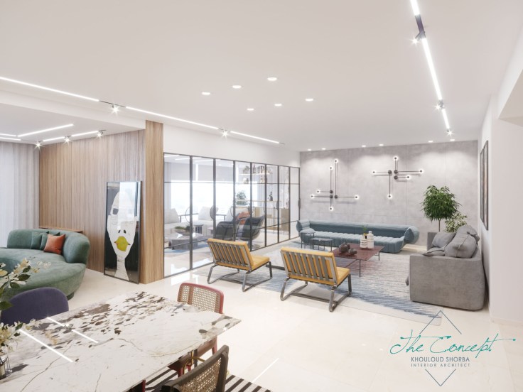 THE CONCEPT - BAROUD PROJECT - SALON AREA